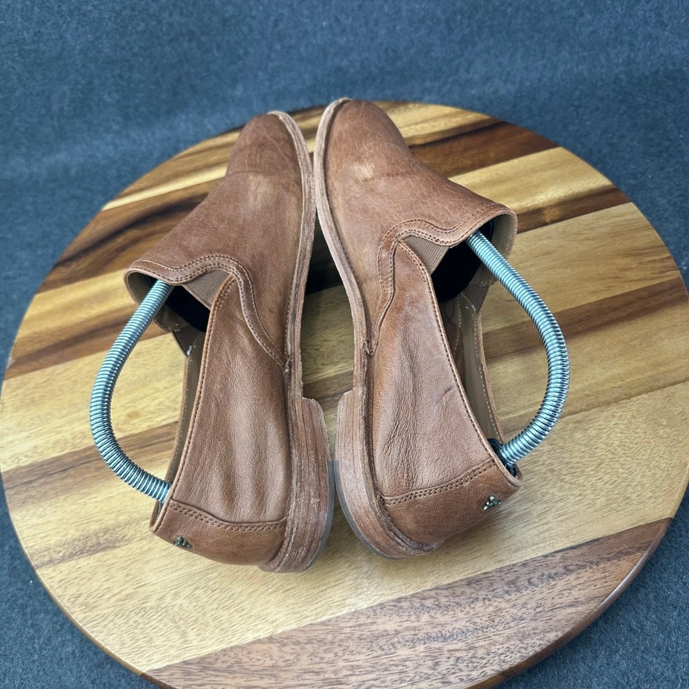 Trask Ali Camel Italian Washed eather Slip On Loafer Flat Shoes 11M 36 0462 - Picture 8 of 11